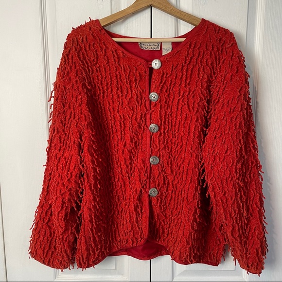 new directions Jackets & Blazers - Shaggy Vintage Cardi Coat